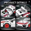 ZYLEGEN Race Car Building Kit,Challenging Model Sports Car Building Sets,MOC Building Blocks Set to Build,Hypercar Model Building Kit,Creative for Boys Age 3 4 5 6 7 8 9,935(346Pcs)