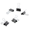 Universal 10199VP3 Mini Binder Clips, 1/4-Inch Capacity, 5/8-Inch Wide, Black, 36/Box