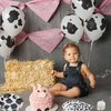 BELMAKS 80PCS Cow Print Set – Cow Print Plates with Cow Print Napkins for Cowboy Cowgirl Cow Western Farm Theme Parties Cow Dinnerware Set for Party Decorations
