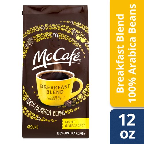 McCafe Breakfast Blend Ground Coffee (12 oz Bag)