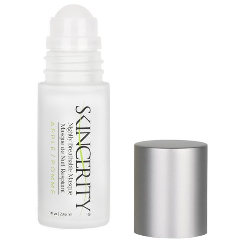 Skincerity Nightly Breathable Masque - Apple, Grapeseed Oil and Vitamin E, Anti-Aging, Reduce Pore Size and Wrinkles, Hydrating and Nourishing, Radiant and Brightened Complexion