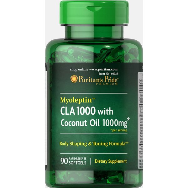 Puritan's Pride Myoleptin CLA 1000 with Coconut Oil-90 Softgels