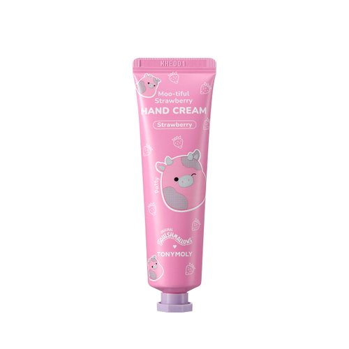 TONYMOLY x Squishmallows Patty Moo-tiful Strawberry Milk Hand Cream - Moisturizing and Soothing, 30ml