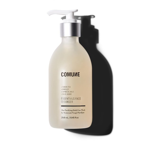 COMUNE Essentials Face Cleanser - Gentle-Yet-Effective for Clear, Healthy Skin | Superfood Antioxidants | Removes Dirt, Oil, & Makeup Without Drying or Stripping | All Skin Types, 250 mL / 8.45 fl.oz