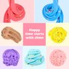 56-Pack Butter Slime Kit, Christmas Slime, Soft and Non-Sticky Peachy Baby Slime Party Favors for Kids, Birthday Classroom Exchange Gift Mini Slime, Stress Relief Toys for Boys Girls, 6 7 8 9 10 11 12
