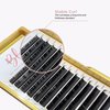 Eyelash Extension D Curl 0.07 15-20mm Mixed Tray Easy Fan Volume Lashes 2D-10D Volume Lash Extensions Self Fanning Eyelash Extensions by BONITA LASHES (0.07-D, 15-20mm Mix) (0.07-D, Mix 8-16mm)