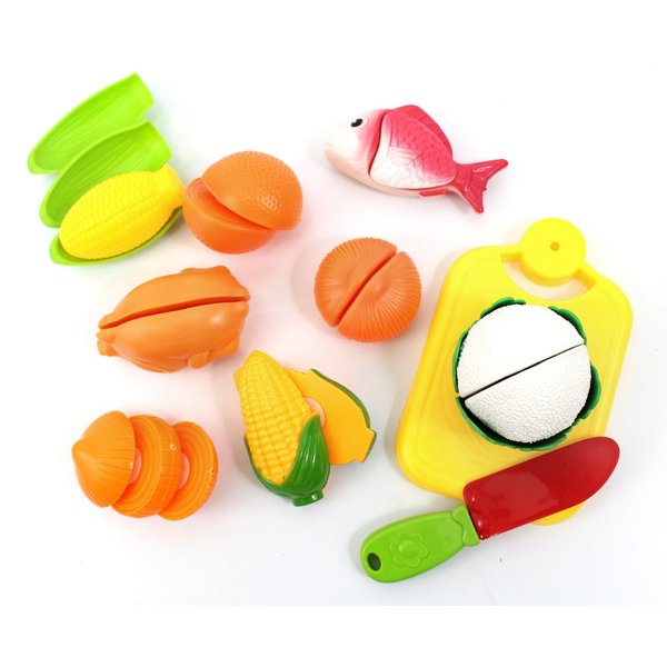 AZ Trading & Import PS461 Cutting Board Play Food Playset for Kids