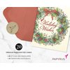 Papyrus Holiday Cards Boxed with Envelopes, Wonderful Holiday, Wreath (20-Count)
