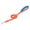 Terrain D.O.G. Reflective Neoprene Lined Dog Leash, Orange, 4-feet L x 1-inch W