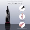 KISS Salon X-tend, Press-On Nails, Nail glue included, Gel Adhesive', Clear, Size, Shape, Includes 10Ml Led Gel Adhesive