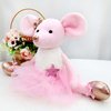 Ruzucoda Plush Mouse Stuffed Animals Toys Ballerina Dolls Ballet Dance Recital Gifts for Girls 15.5 Inches (Pink)