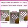 Hot Pink Gel Nail Polish for Women, Air Dry Rose Red Polish for Nails, Reflective Iridescent Neon Pink Nail Polish, Fuchsia Armor Nail Polish, Bright Pink Chrome Nail Polish, Quick Dry Magenta Polish