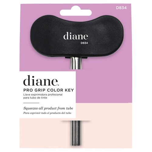 Diane Pro Grip Color Key – Hair Dye Tube Squeezer for Salon –– Black – D834