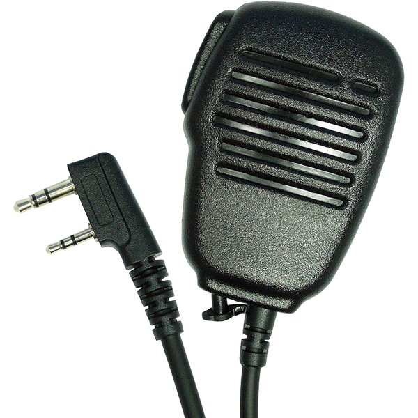 MaximalPower Replacement Palm Speaker Mic for Kenwood Two-Way Radios HRM16 , Black,RM KEN HRM16