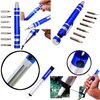 60W Adjustable Temperature Soldering Iron Kit - Soldering Stand, Tips, Desoldering Pump, Wire Cutter, Tweezers, Solder Paste, Heatshrink Tubes from Plusivo