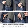 IWB Holster Compatible with Sig P365, P365 SAS, P365 Micro, Inside Waistband Carry Holster Compatible with Sig P365 / P365 SAS / P365 Micro,9mm Gun Holster for Men/Women Adj. Cant&Retention