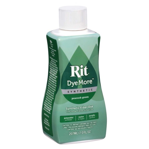 Rit DyeMore Liquid Dye, Peacock Green 7 Fl Oz (Pack of 1)