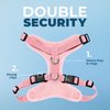 Voyager Step-in Lock Pet Harness - All Weather Mesh, Adjustable Step in Harness for Cats and Dogs by Best Pet Supplies - Pink, S