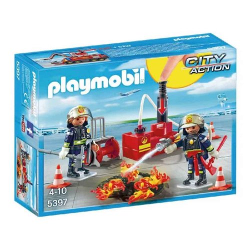 PLAYMOBIL Firefighting Operation with Water Pump Building Set