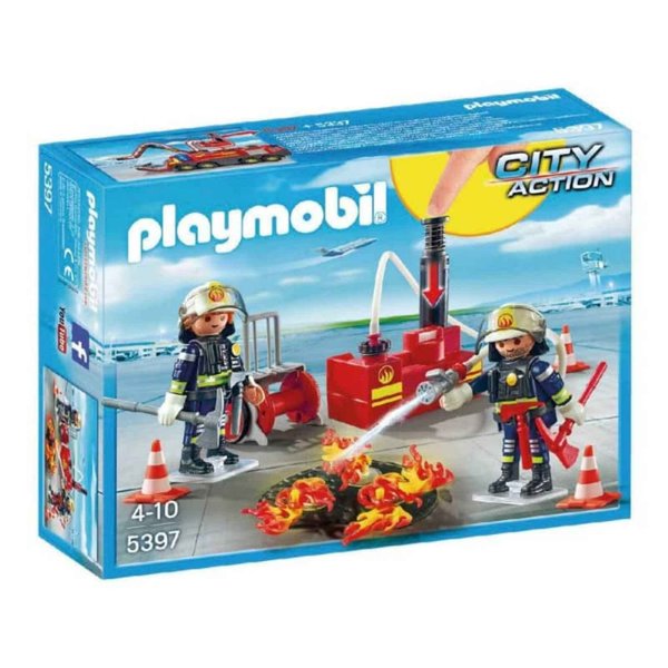 PLAYMOBIL Firefighting Operation with Water Pump Building Set