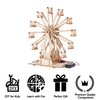 Wooden Ferris Wheel - DIY 3D Puzzle & Educational Creative Crafts Kit - STEM Projects for Kids Ages 8-12-16, Boys & Girls - Construction Toys Set - Model Building Kit for Christmas & Birthday Gifts