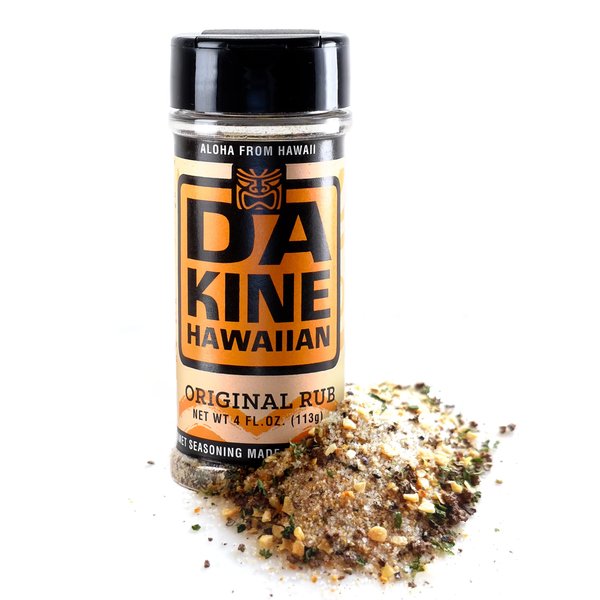 Da Kine Hawaiian Premium BBQ Dry Rub Seasoning - Authentic BBQ Seasoning Blend, Perfect Gourmet Rub Spices for Smoking, Grilling & Cooking - Gluten-Free, Low Sodium, No MSG - Original Flavor (1 Pack)