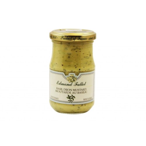 Edmond Fallot Dijon Mustard with Basil (7 ounce)