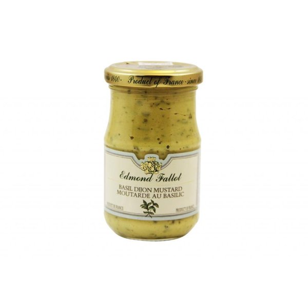 Edmond Fallot Dijon Mustard with Basil (7 ounce)