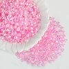 ELEEGEM Resin Rhinestones for Nail Art,3000PCS 5mm Light Pink AB Jelly Rhinestones Flatback for Crafts Tumblers Clothes Shoes DIY Decoration