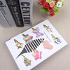 Gingbiss Hair Clips for Girls - 8 Pairs of Star, Crown, Heart, Butterfly Shaped Barrettes and Pins - Metal Snap Accessories for Styling Kids' Hair