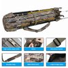 Allnice Fishing Tackle Bag Oxford Fishing Rod Case Portable High-Capacity Fishing Pole Carry Organizer Outdoor Waterproof Fishing Tools Storage Bag for Fisherman(Camo)