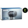 Shure BETA 52A Kick Drum Microphone - Supercardioid Dynamic Mic with High Output Neodymium Element, Locking Stand Adapter, Durabl Steel Mesh Grille and Shock Mount