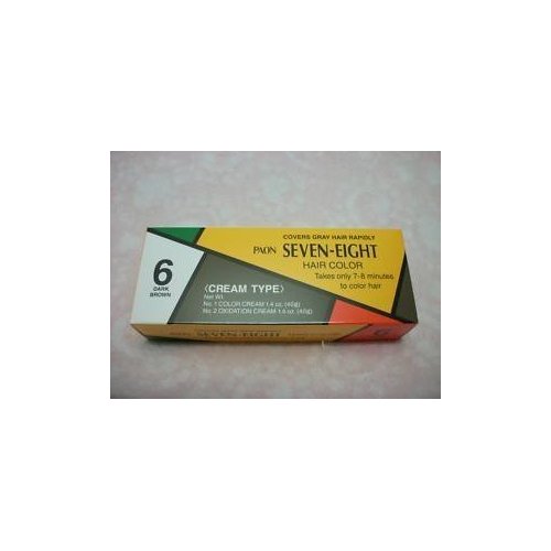 PAON CREAMY TYPE HAIR COLOR DARK BROWN # 6 by N'iceshop