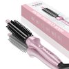 DAN Technology Curling Iron Brush, 1 inch, Ceramic, Pink, Adjustable Temperature, Dual Voltage, Fast Heating, Anti-Scald, Safety Auto Shut Off, for Curly Hair, HAIR IRON