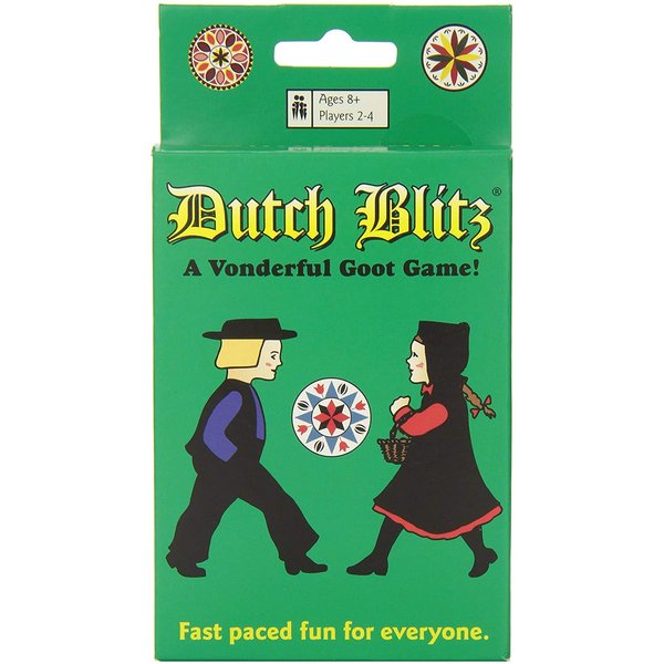 Dutch Blitz - Fast Paced Card Game for 2-4 Players Ages 8+, 160 Cards, Easy to Learn