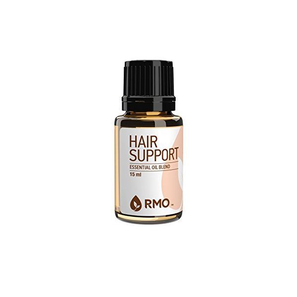 Rocky Mountain Oils Hair Support Essential Oil Blend with 100% Pure and Natural Essential Oils - Aromatherapy Oils for Diffuser, Topical Use for Hair Growth, Home Cleaning Oils - 15ml