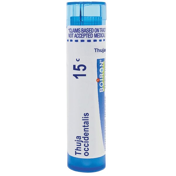 Boiron Thuja Occidentalis 15C Homeopathic Medicine for Painless Wart Removal - 80 Pellets