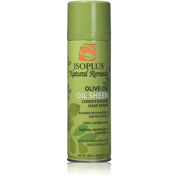 Isoplus Sheen Hairspray Olive Oil, 7 Ounce (778050)