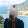 Firopia Big Organza Hair Bows for Women | Lightweight Bow Hair Clips | Elegant Double Layer Bowknot Barrettes | Birthdays Wedding Party Prom Hair Accessories for Women（White）