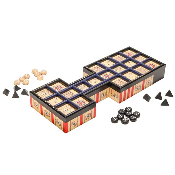 RNK Gaming The Royal Game of Ur Board Game – Ancient Strategy Board Game for 2 Players, Fast-Paced and Easy to Learn, Over 4500 Years Old