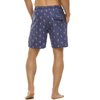 Nonwe Men's Beachwear Flamingo Print Relaxed Fit Soft Washed Swim Trunks Blue 36