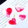 1Pcs Heart Earring Resin Molds Resin Jewelry Molds Heart Silicone Molds Resin Earring Mold for Epoxy Resin Earring Molds DIY Crafts Earrings Pendant Keychain Jewelry Making Casting Molds Women Girls