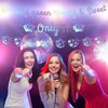 Dancing Queen Party Decorations 17 - Lovarywow 3PCS Dancing Queen Young & Sweet Only 17 Banner Decor No DIY 17th Birthday Decorations Girls Cute Laser Dancing Queen Themed Party Supplies Holographic
