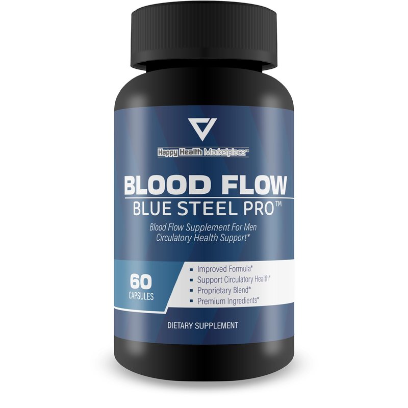 Blood Flow Blue Steel Pro - Our Best Blood Flow Capsules - Healthy ...