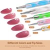 Embossing and Clay Sculpting Dotting Tool Set, Ball Stylus for Nail Art, 2 Way Sizes for Diverse Patterns