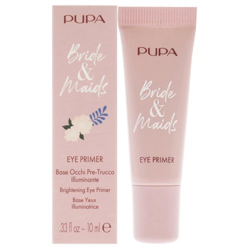 PUPA Milano Bride Maids Eye Primer - Skin-Perfecting Base - Erase Pores, Fine Lines Imperfections - Grips Onto Face For Seamless Results - For All Skin Types - 001 String Of Pearls - 0.33 Oz, clear
