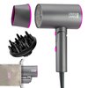 LEBENLANG Ionic Hair Dryer, 1875W - Foldable, Portable, Compact, Mini, Travel, Diffuser, Curly Hair