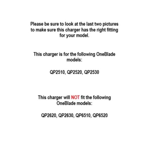 Trimmer Replacement Power Cord Charger Adapter A00390 for Philips Norelco Mens Multigroom MG5700 and OneBlade Shavers QP2510, QP2520, QP2530, QG3340