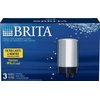 Brita Faucet Mount System Replacement Filter, Reduces Lead, Made Without BPA, Chrome, 3 Count