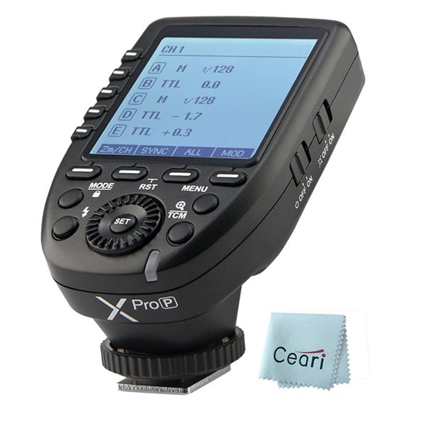 Godox Xpro-P TTL Wireless Flash Trigger with 1/8000s HSS, 5 Group 4 Fuction Button for Pentax K-1, 645Z, K70, K50, KP, K-S2, K-3 II Digital Cameras